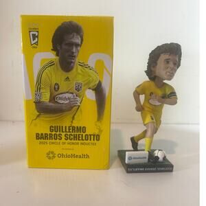 2025 Columbus Crew Guillermo Barros Schelotto MLS Soccer Bobblehead New In Box!